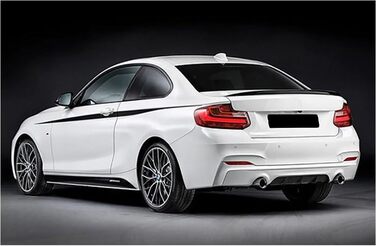 Задній спойлер MpTuned BMW F22 Performance в карбоновому стилі для BMW 2 серії 2014-2021, M тюнінг купе, 2-дверний, 218i, 220i, 230i, 240i, m240i, 218d, 220d, 230d, 240d, m240d, ABS пластик