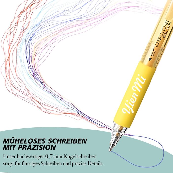 Набір гелевих ручок, що стираються, 24 кольори ідеально підходить для малювання, письма та планування. Спеціальне чорнило дозволяє легко прибирати помилки. Ідеально підходить для творчих проектів, ведення журналу та навчання.