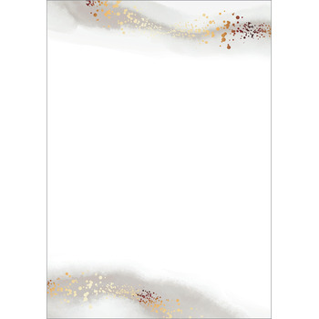 Високоякісний декоративний папір, папір для принтера Акварельний золотисто-бежевий, A4, 100 аркушів, мотив з обох боків, 90 г/м, виготовлений з екологічно чистого паперу, 625