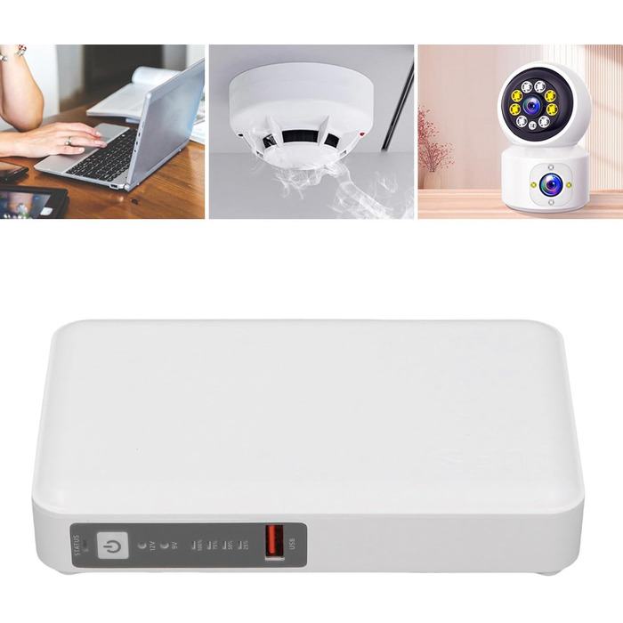 Міні-UPS резервне живлення 8000mAh з WiFi для роутера, модему та камер відеоспостереження