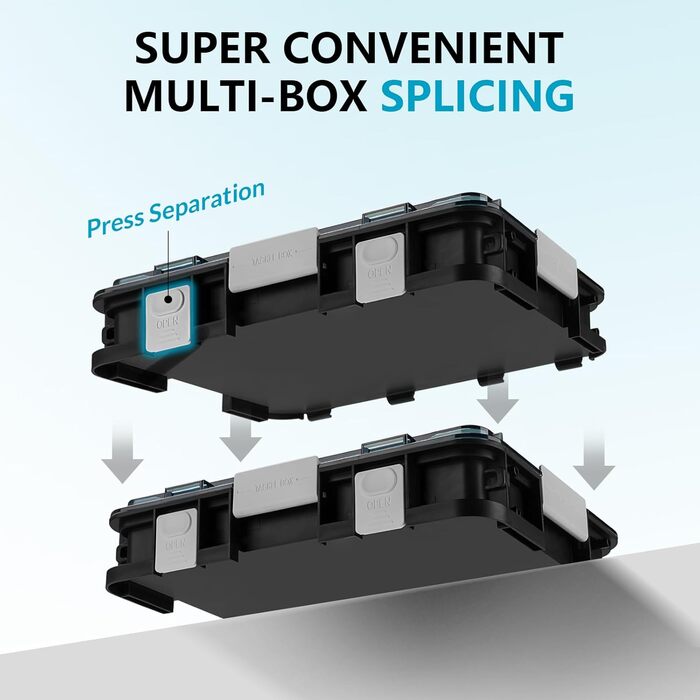 Набір рибальських снастей, 2 предмети, 23x16x5 см, коробка для снастей зі знімними перегородками, коробки для рибальських снастей для твердих приманок, плаваючих приманок, приманок для морської форелі (зелений пластик)