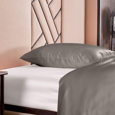 Шовковий комплект постільної білизни 3 шт. и, підодіяльник 200 х 220 см і 2 наволочки 80 х 80 см, гіпоалергенна шовкова постільна