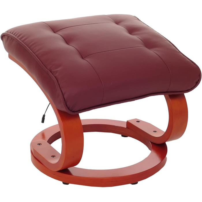 Масажу-реклайнер Mendler Pescatori II, розслаблююче масажне крісло, функція масажу - Бордо