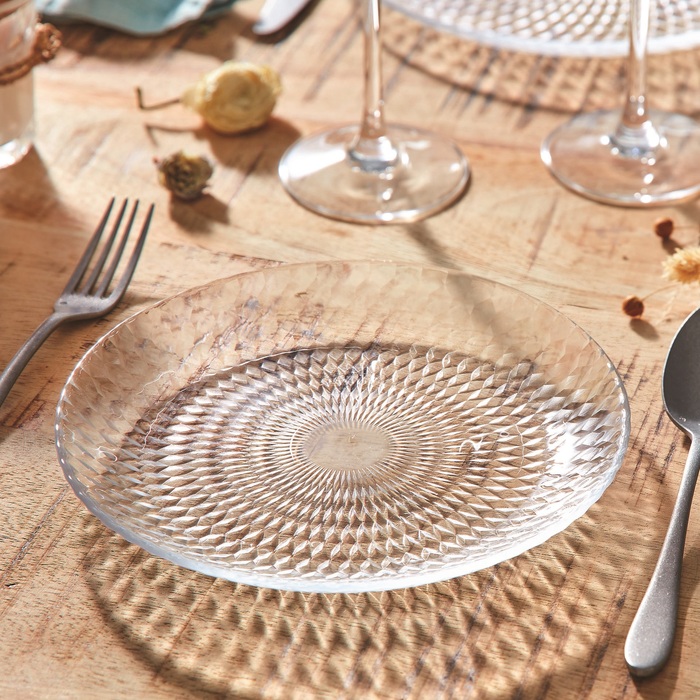 Тарілка десертна Luminarc Pampille Clear 19 см (7067765)