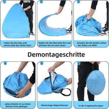 Розкладний пляжний навіс XXL із захистом від ультрафіолету 50, сонцезахисний навіс для 3-5 осіб, більший розкладний пляжний навіс 200x165x130 см, коричневий