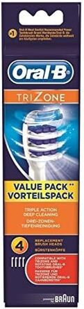 Насадки для зубних щіток Braun Oral-B TriZone для електричних зубних щіток, 4 шт. и