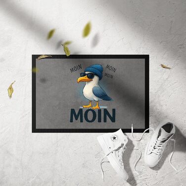 Килимок Moin Mwe кумедний морський килимок для шанувальників Гамбурга, Північного моря та Зільта