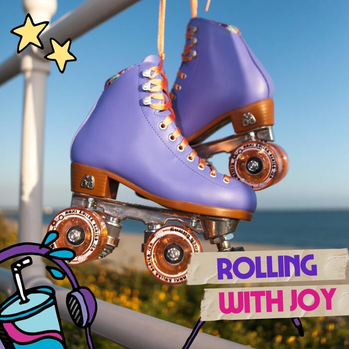 Роликові ковзани Moxi - Beach Bunny - Модні жіночі роликові ковзани Вічнозелений захід сонця Розмір 4