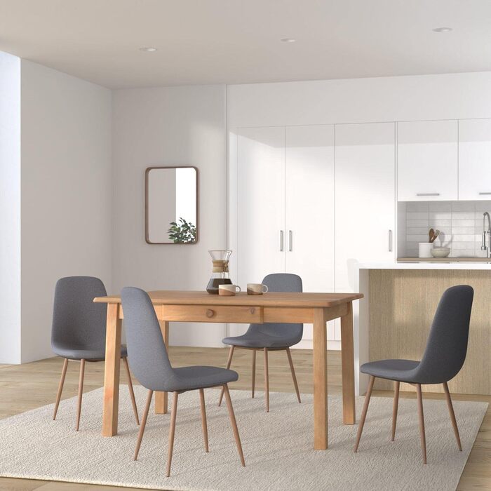 Стіл з масиву сосни з шухлядою під вільху елегантність кольору вільха, 110 x 60 см 110,0 сантиметрів 60,0 сантиметрів