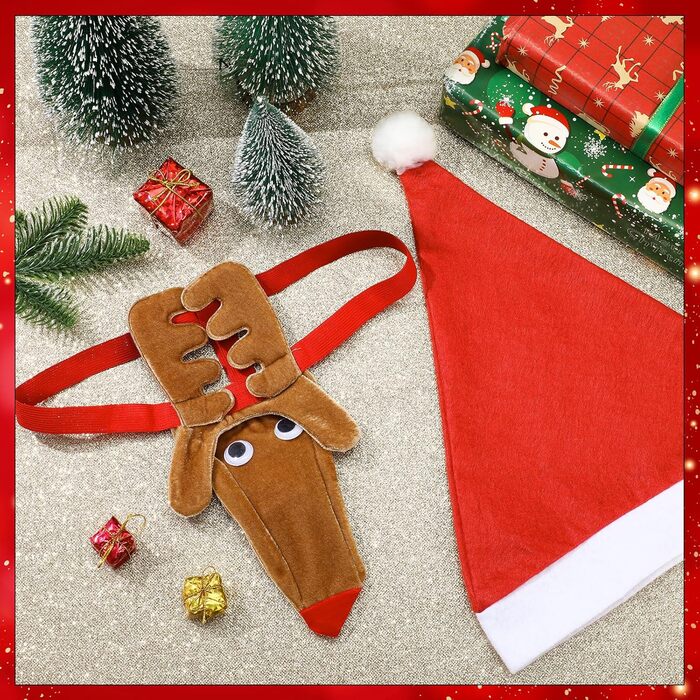 Чоловічий святковий бікіні Hestya, з шапкою Санти, універсальний розмір