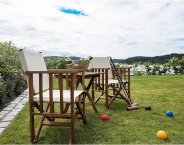 Набір для крокету bergames високої якості з 4 молотками з екологічно чистого дерева для дітей та дорослих (2 довжини)