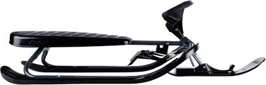 Санки STIGA Snowracer Racing Toboggan Curve Steering Sled для дітей від 7 років, сірі