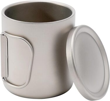 Двостінна кружка для води, 300 мл, ізольована кавова кружка з кришкою, термостійка, для кемпінгу, чаю, активного відпочинку, походів, подорожей, туризму, із застібкою-шнурком