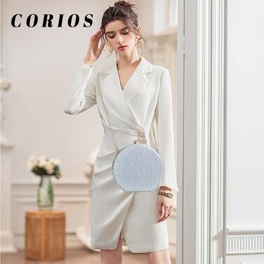 Сріблясте клатч-портмоне для вечірки елегантна сумочка з від'ємним ланцюжком, ідеальна для весілля, балу, танців та урочистих подій