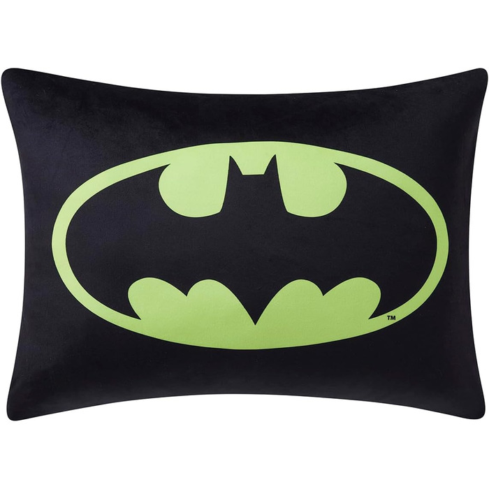 Дитяча подушка NORTHWEST двостороння (зі знімною оболонкою), 50,8 х 76,2 см, сигнал Бетмена