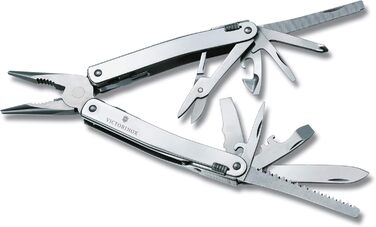 Багатофункціональний інструмент VICTORINOX Swiss Tool Spirit X Plus, 35 функцій, швейцарського виробництва, мультитул з фіксуючим