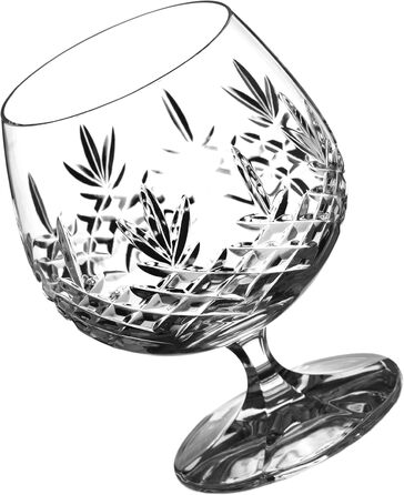 Чарки для коньяку або бренді DIAMANTE - колекція Букінгем - 2 кришталеві чарки для нюхання ручної роботи