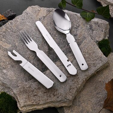 Кемпінгові столові прибори GRWE з ланч-боксом з нержавіючої сталі, обідній набір для активного відпочинку на свіжому повітрі, герметичний, ланч-бокс зі столовими приборами та ланч-боксом