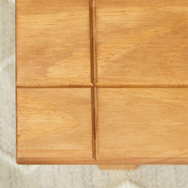 Журнальний столик IDIMEX Cancun з двома шухлядами стіл для вітальні, масив сосни, морений/вощений