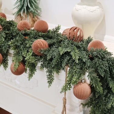 Різдвяні кульки 20 шт коричневий Senjie