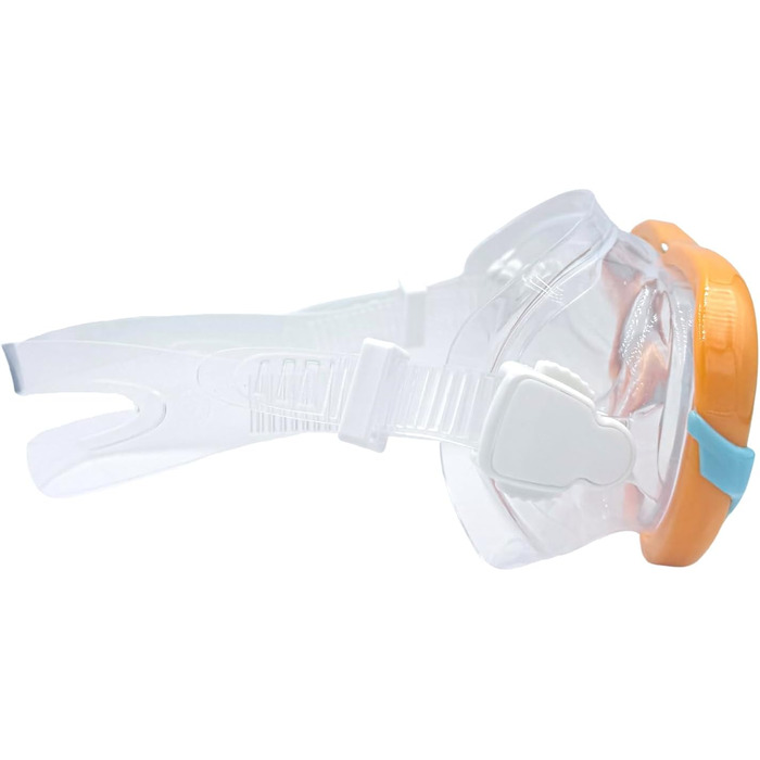 Дитячий набір для підводного плавання, силіконова маска для дайвінгу із захистом від протікання та запотівання, суха трубка, силіконовий матеріал, набір для підводного плавання для хлопчиків та дівчаток, &quotЗнайди свого Немо&quot - синій/помаранчевий