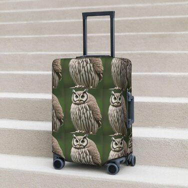 Чохол для валізи Fat Owl, міцний захист, підходить для багажу розміром 45,7 - 81,3 см, Чорний, Великий