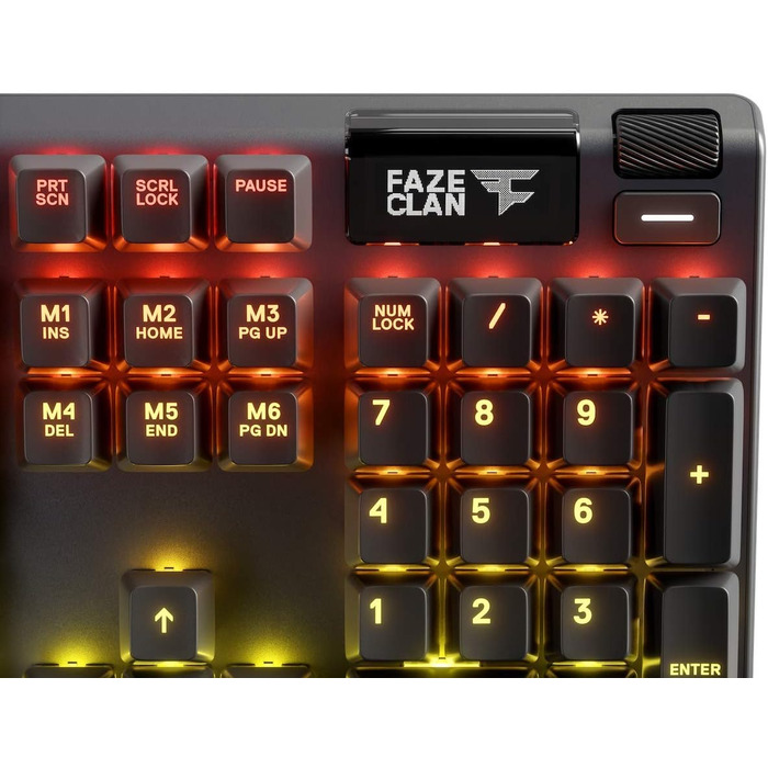 Механічна ігрова клавіатура - Інтелектуальний OLED-дисплей - Синій перемикач - Англійська (QWERTY) розкладка - Стандартна клавіату