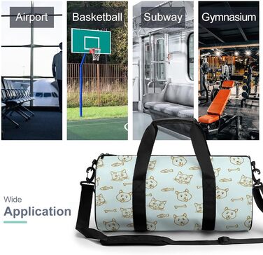 Дорожня сумка-циліндр з квітковим візерунком, спортивна сумка для чоловіків та жінок, сумка-мішок, спортивна сумка