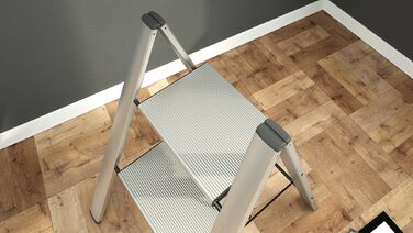 Драбина Colombo Leonardo Black 2 щаблі (G300A02W)