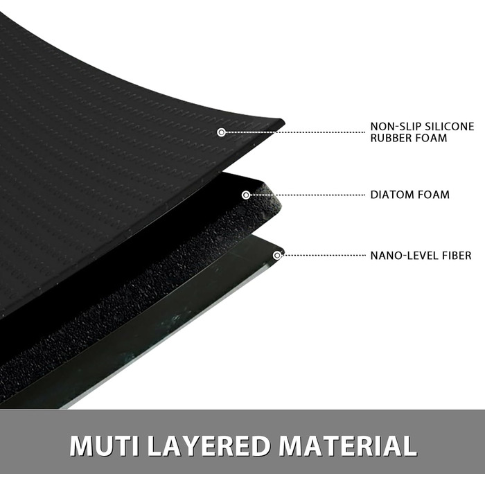 Комплект килимків для ванної comfoyar, 2 шт. и, суперпоглинаючі килимки для ванної з чорним мармуровим візерунком, нековзні, швидковисихаючі килимки для ванної, м&39які килимки для ванної, що миються, 40x60 см 40x50 см