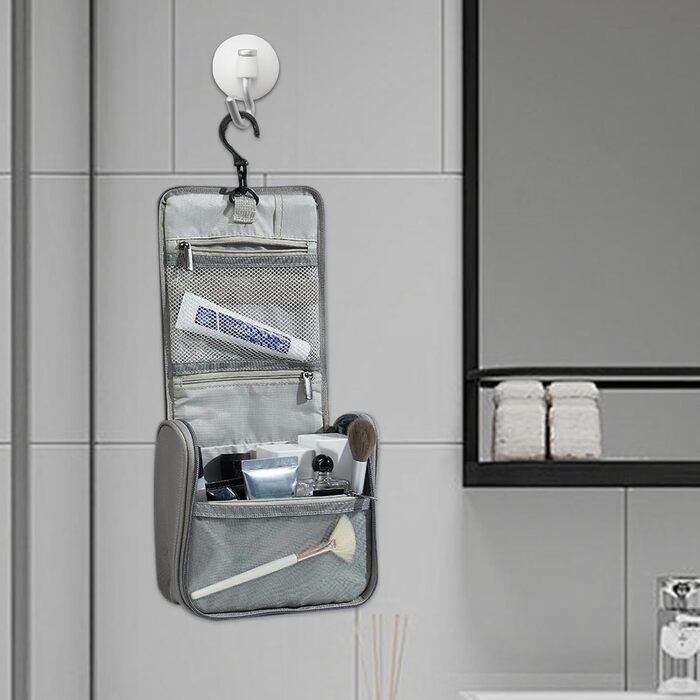 Косметичка Huvqianu з відділеннями, портативна косметичка, дорожній органайзер для макіяжу, косметичка, водонепроникна сумка для з