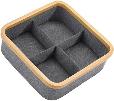 Коробка для зберігання тканини, для дому, гардеробу, штабельована, для сортування футболок, штанів та спідньої білизни