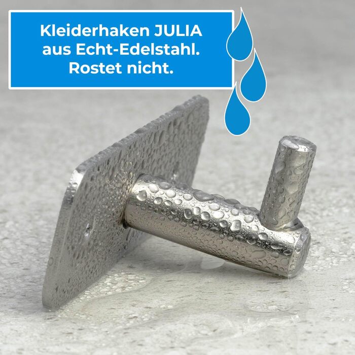 Гачок рейкова вішалка НЕРЖАВІЮЧА СТАЛЬ шліфована Гардеробна рейкова вішалка з гачками 1/4/6/8/10 Настінні гачки Настінна вішалка,