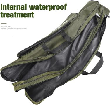 Портативна сумка для риболовлі, сумка для вудки, складна сумка для вудки 80 см, водонепроникна сумка для вудки, сумка для риболовлі на відкритому повітрі, сумка для котушок, сумка для зберігання рибальських снастей, дорожня сумка для риболовлі, органайзер