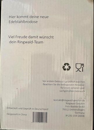 Ланчбокс Ringwald Edelstahl Rosa 1400 мл для дитячого садка та школи, великий, з роздільниками та бамбуковою кришкою, без BPA та пластику, рожевий