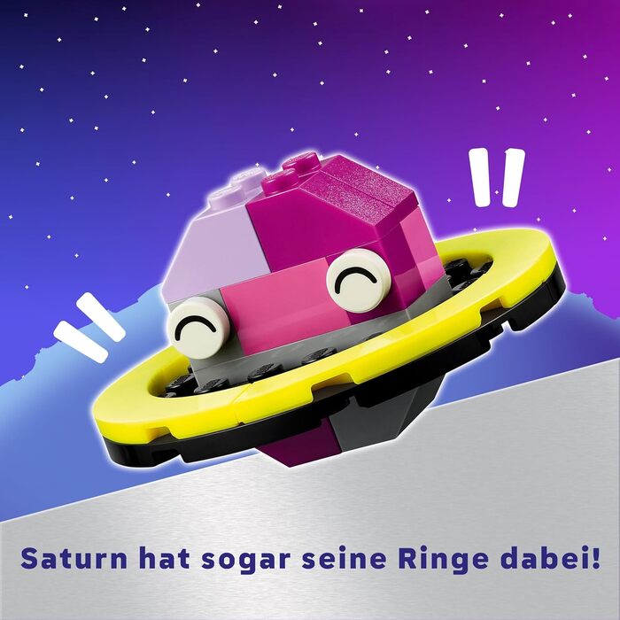 Збірна модель сонячної системи для дітей, космічна іграшка з ракетою, космічним кораблем, планетами та прибульцем, подарунок для д