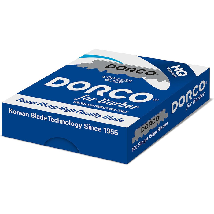 Леза Dorco Blades 100 з нержавіючої сталі з одним лезом