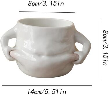 Кавова кружка для щоденного використання, біла