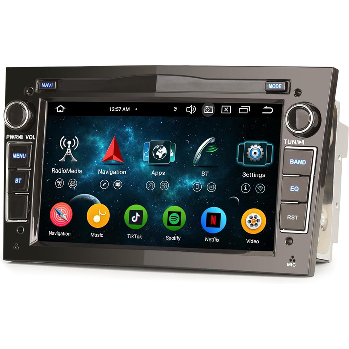 Автомобільний радіо Erisin 8 Core 4 64 ГБ Android 14, підтримка GPS-навігації для Opel Astra H Corsa C Corsa D Vectra Zafira Signum, 7-дюймовий сенсорний екран, 8-ядерний 4G, 64 ГБ, Android 10, 10,7-дюймовий GPS-навігатор, Bluetooth, DAB, DSP, IPS, TPMS