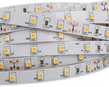 Світлодіодна стрічка Mextronic 24V/24W IP20 5 метрів, 3000K (тепле біле світло), димована, 3528