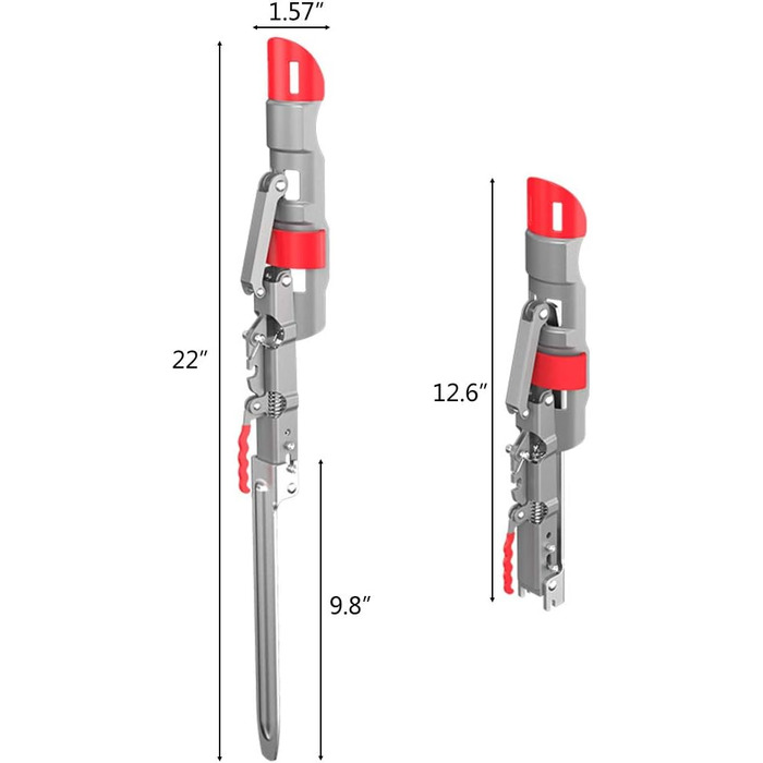 Автоматичний пружинний тримач для вудки з нержавіючої сталі, міцний регульований тримач для вудки на 360, підтримка для вудки, 2-Pack