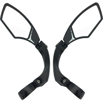 Велосипедне дзеркало Hafny New для керма, стійке до випромінювання HD, безпечне кришталево прозоре скляне дзеркало, регульоване поворотне велосипедне дзеркало, дзеркало заднього виду для велосипеда, комплект дзеркал HF-MR095 (срібні лінзи) Велосипедне дзеркало Hafny New для керма, стійке до випромінювання HD, безпечне кришталево прозоре скляне дзеркало, регульоване поворотне велосипедне дзеркало, дзеркало заднього виду для велосипеда, комплект дзеркал HF-MR095 (срібні лінзи)