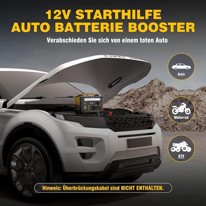 Портативна електростанція VTOMAN Jump 600X 600 Вт - сонячний генератор 299 Втгод на акумуляторах LiFePO4 з двома акумуляторами по 600 Вт (пікова потужність 1200 Вт), можливістю розширення для кемпінгу, автофургонів, екстреного використання DE-Jump600X-1