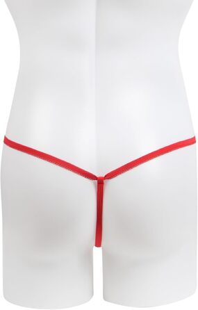 Різдвяна нижня білизна чоловіча сексуальна стрінги з Т-подібним зворотом чоловіча білизна сіссі з відкритою промежиною сліп різдвяна нижня білизна гей нижня білизна кумедні міні-стринги один розмір червоний один розмір