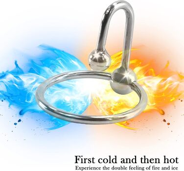 Набір уретральних дилататорів BDSMJOY, нержавіюча сталь, з ерекційними кільцями (25-28-30 мм), 3 шт.