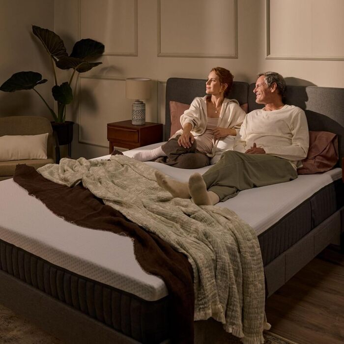 Матрац Emma Original Lite 90x200 см 22 см Гібридний матрац з 3-зонною пружинною серцевиною Pocket Spring та холодною піною Дихаючий матрац з охолоджувальним чохлом для спокійного сну 90 x 200 см Lite Надзвичайно дихаючий чохол