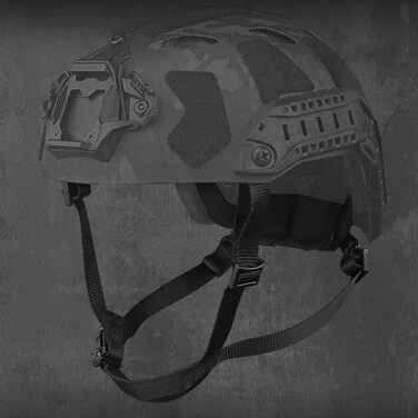 Тактична регульована система підвіски на шиї, система ремінця для підборіддя шолома, аксесуари для тактичних шоломів Fast Me IBH Airsoft CS