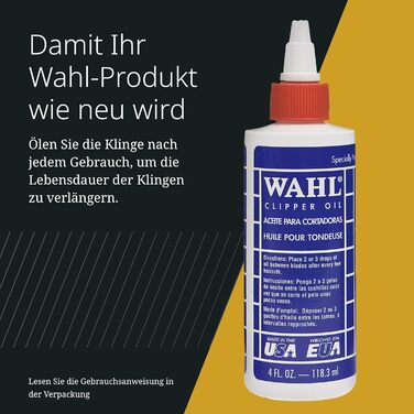 Тример Wahl Detailer - Потужний дротовий тример для обробки країв та деталей, чорний/хромований