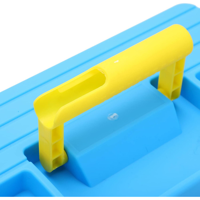 Ящик для рибальських снастей Cuifati з ручкою, тришаровий ящик з ABS-пластику для зберігання рибальського спорядження, футляр для зберігання рибальських аксесуарів, 32 x 15 x 20 см