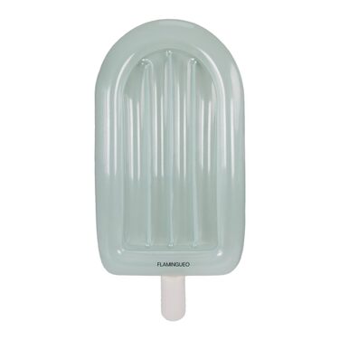 Надувний матрац Flamingueo, килимок для басейну, пляжний, дуже великий, у формі льоду, блискучий дизайн, стійкий до ПВХ, подвійний клапан, 90 x 190 x 20 см